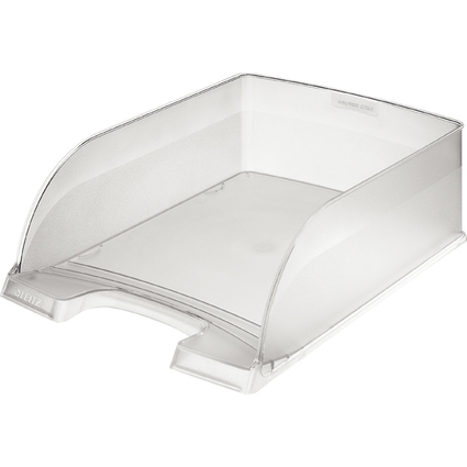 LEITZ Briefablage Plus Jumbo, DIN A4, Polystyrol, frost