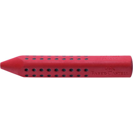 FABER-CASTELL Kunststoff-Radierer GRIP 2001, rot/blau