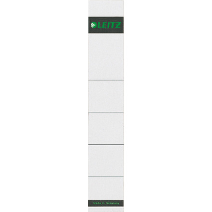 LEITZ Ordnerrcken-Einsteckschild, 32 x 190 mm, Karton, grau