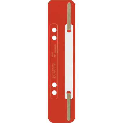 LEITZ Heftstreifen, 35 x 158 mm, PP-Folie, rot