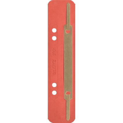 LEITZ Heftstreifen, 35 x 158 mm, Karton, rot