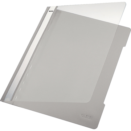 LEITZ Schnellhefter Standard, DIN A4, PVC, grau