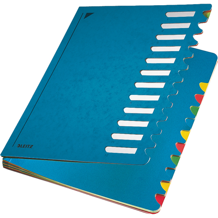 LEITZ Pultordner Deskorganizer Color, A4, 1-12, blau