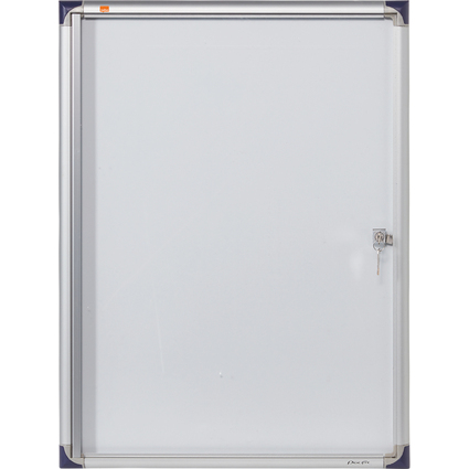 nobo Schaukasten, extraflach, Metall-Rckwand, 4 x DIN A4