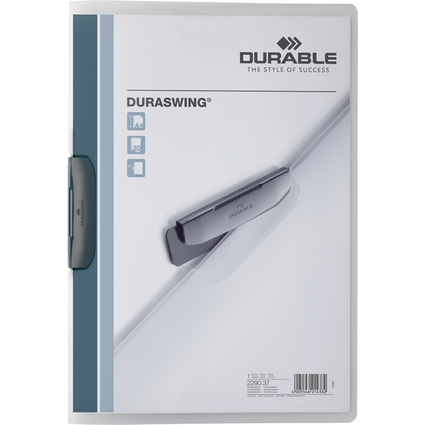 DURABLE Klemmhefter DURASWING, DIN A4, transparent