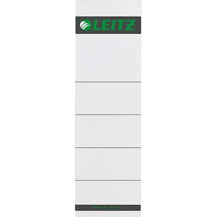 LEITZ Ordnerrcken-Einsteckschild, 57 x 190 mm, Karton, grau