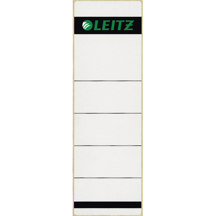 LEITZ Ordnerrcken-Etikett, 61 x 192 mm, kurz, breit, grau