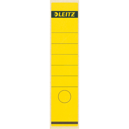LEITZ Ordnerrücken-Etikett, 61 x 285 mm, lang, breit, gelb