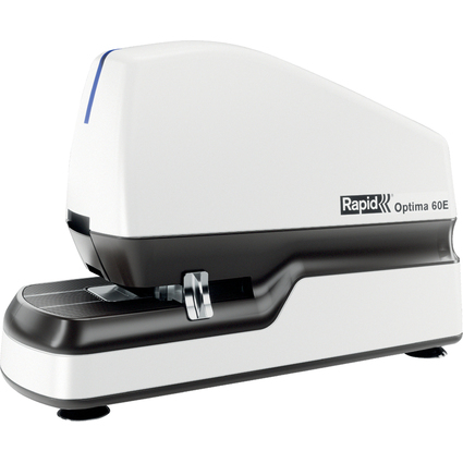 Rapid Elektrisches Heftgert Optima 60E, wei/grau/blau