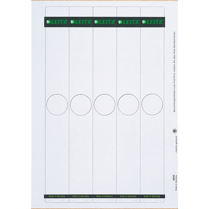 LEITZ Ordnerrcken-Etikett fr Hngeordner, 34 x 279 mm