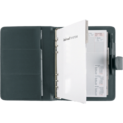 bind Terminplaner Modell 15501-1, A5, ohne Kalender, schwarz