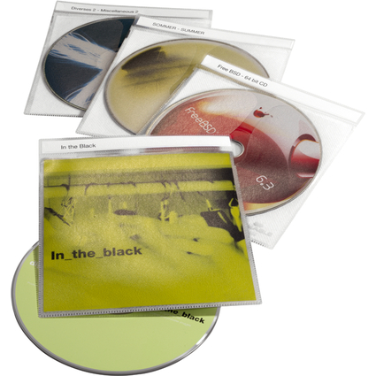 DURABLE CD-/DVD-Hlle TOP COVER, fr 1 CD, PP, transparent