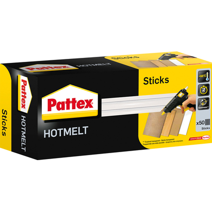 Pattex Heiklebepatrone HOT STICKS, rund, 1 kg, transparent
