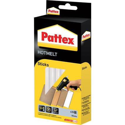 Pattex Heiklebepatrone HOT STICKS, rund, 500 g, transparent