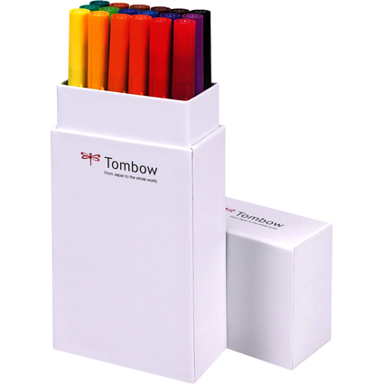 Tombow Doppelfasermaler "ABT DUAL BRUSH PEN", Primrfarben