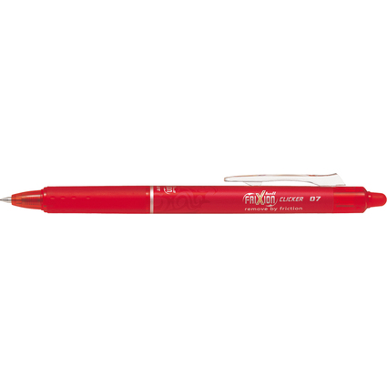 PILOT Tintenroller FRIXION BALL CLICKER 07, rot