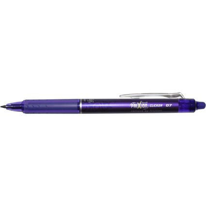 PILOT Tintenroller FRIXION BALL CLICKER 07, violett