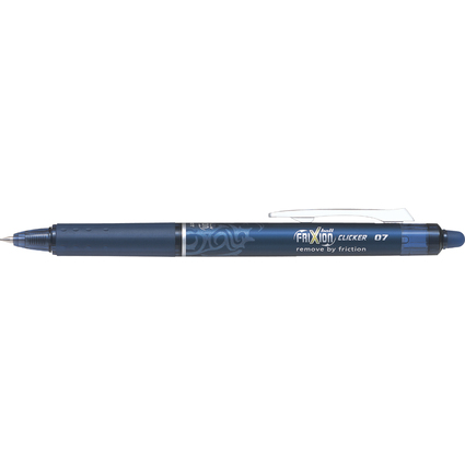 PILOT Tintenroller FRIXION BALL CLICKER 07, schwarzblau