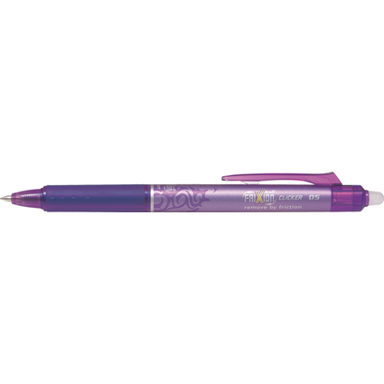 PILOT Tintenroller FRIXION BALL CLICKER 05, violett