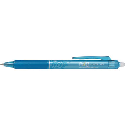 PILOT Tintenroller FRIXION BALL CLICKER 05, hellblau