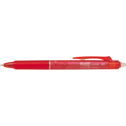 PILOT Tintenroller FRIXION BALL CLICKER 05, rot