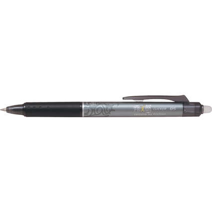 PILOT Tintenroller FRIXION BALL CLICKER 05, schwarz