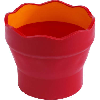 FABER-CASTELL Wasserbecher CLIC & GO, rot