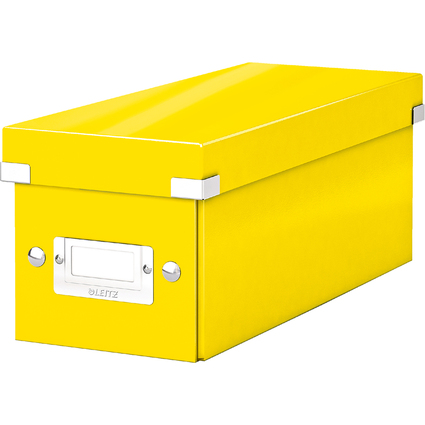 LEITZ CD-Ablagebox Click & Store WOW, gelb