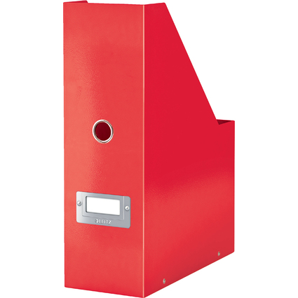 LEITZ Stehsammler Click & Store WOW, A4, Hartpappe, rot