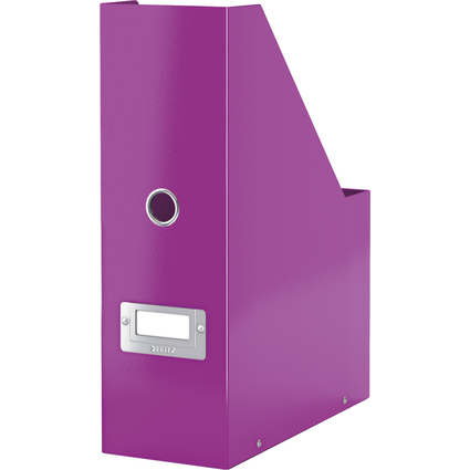 LEITZ Stehsammler Click & Store WOW, A4, Hartpappe, violett