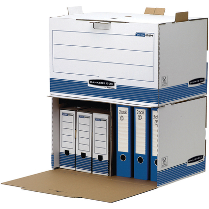 Fellowes BANKERS BOX SYSTEM Archiv-Container, blau