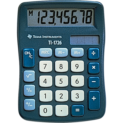 TEXAS INSTRUMENTS Tischrechner TI-1726, Solarbetrieb