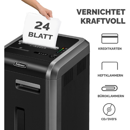Fellowes Aktenvernichter Powershred 225Ci, Partikel