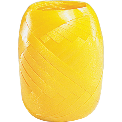 SUSY CARD Ringelband-Eiknuel, glatt, 5 mm x 20 m, gelb