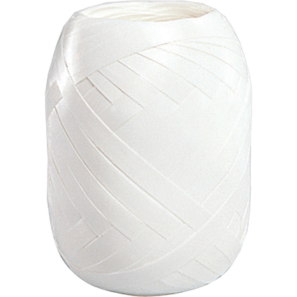 SUSY CARD Ringelband-Eiknuel, glatt, 5 mm x 20 m, wei