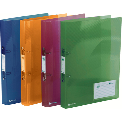 Rexel Ringbuch ICE, 2-Ring-Reimechanik, farbig sortiert