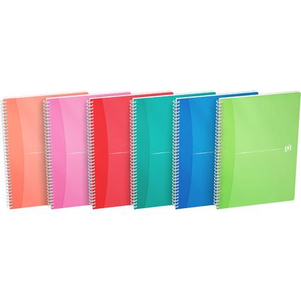 Oxford Collegeblock "My Colours", DIN A4, kariert, 90 Blatt