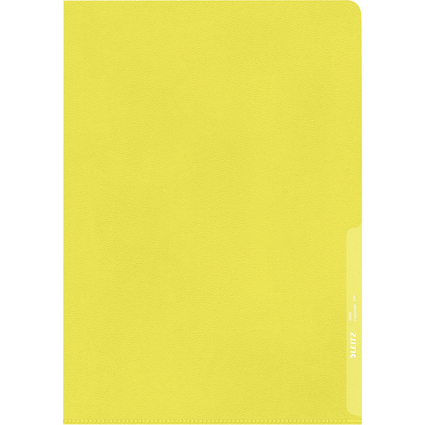 LEITZ Sichthlle Standard, A4, PP, genarbt, gelb, 0,13 mm