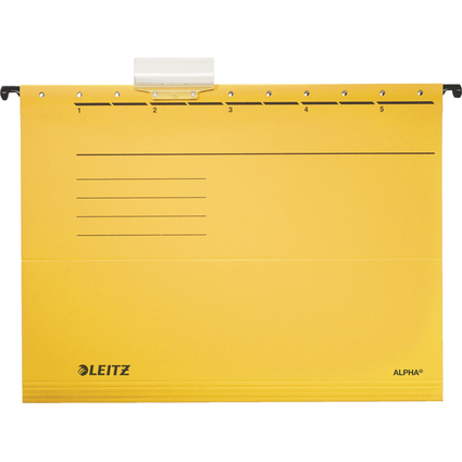 LEITZ ALPHA Hngemappe, A4, seitlich offen, gelb
