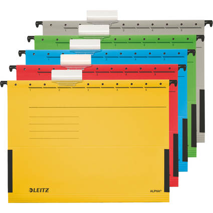 LEITZ ALPHA Hngetasche, A4, mit Frschen, gelb