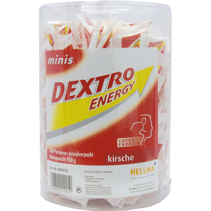 Dextro Energy Minis Traubenzucker, in Klarsichtrunddose