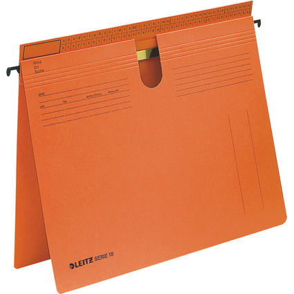 LEITZ SERIE 18 Hngehefter, Manilakarton 250 g/qm, orange