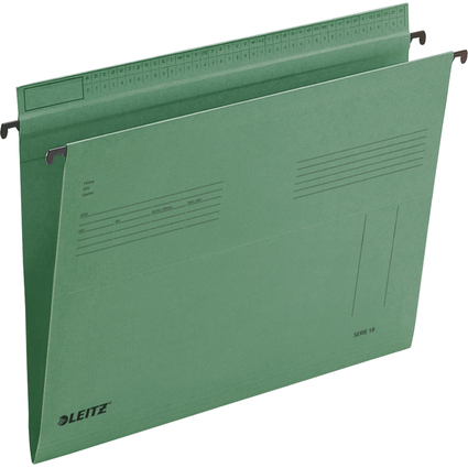 LEITZ SERIE 18 Hängemappe, A4, seitlich offen, grün