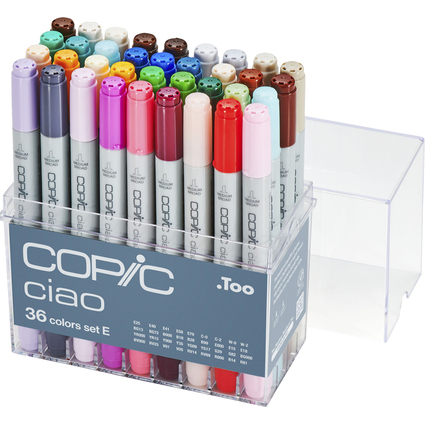 COPIC Marker ciao, 36er Set E
