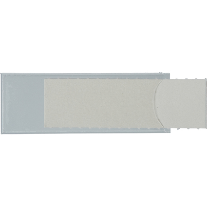LEITZ Sichtfenster Uni-Schildchen, (B)53 x (H)19 mm, wei