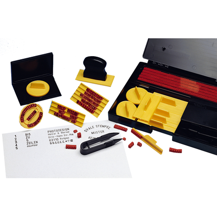 WEDO Typendruckerei mit 601 Stempeltypen
