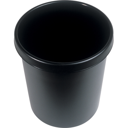 helit Papierkorb "the german", 30 Liter, PE, schwarz