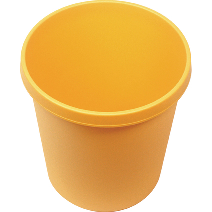 helit Papierkorb "the german", 30 Liter, PE, gelb
