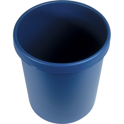 helit Papierkorb "the german", 30 Liter, PE, blau