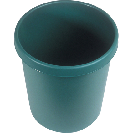 helit Papierkorb "the german", 30 Liter, PE, grn